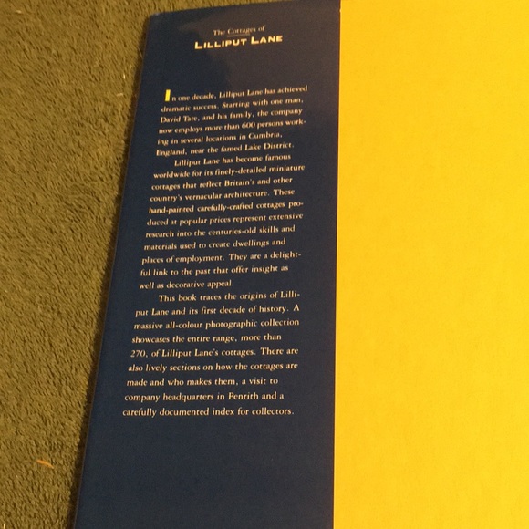 Vintage 1991 “The Cottages of Lilliput Lane” Hardcover with dust jacket - Picture 6 of 6